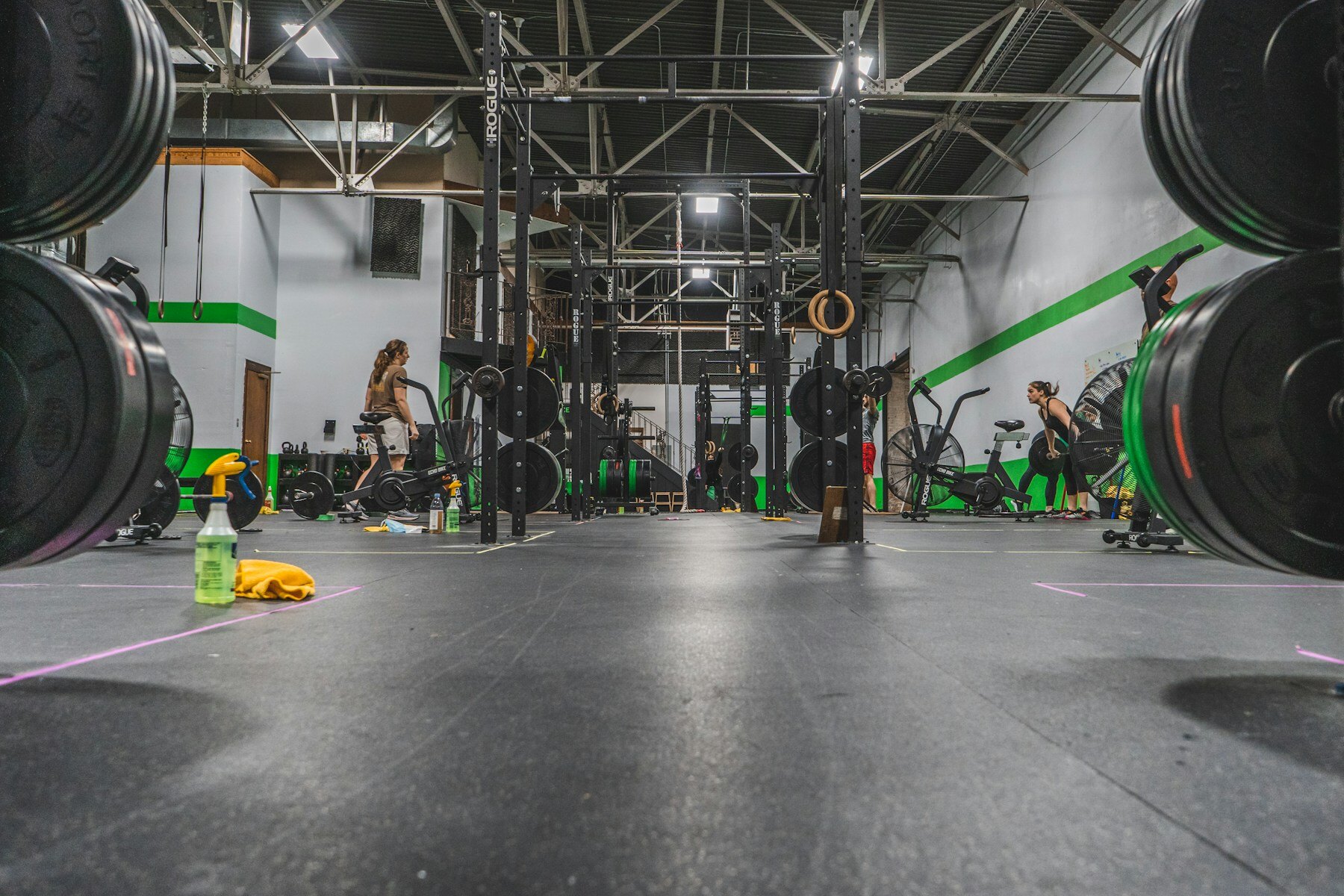 A real CrossFit training floor